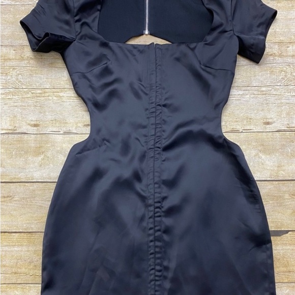 New w tag Michael Costello x REVOLVE Elodie Mini Dress in Black XS. Sexy, classy - Picture 5 of 7